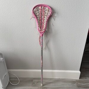 Brine Pixie II women's complete Attack/Mid lacrosse stick Pink - Great Shape!